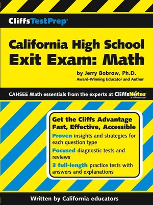 CliffsTestPrep California High School Exit Exam - ebook